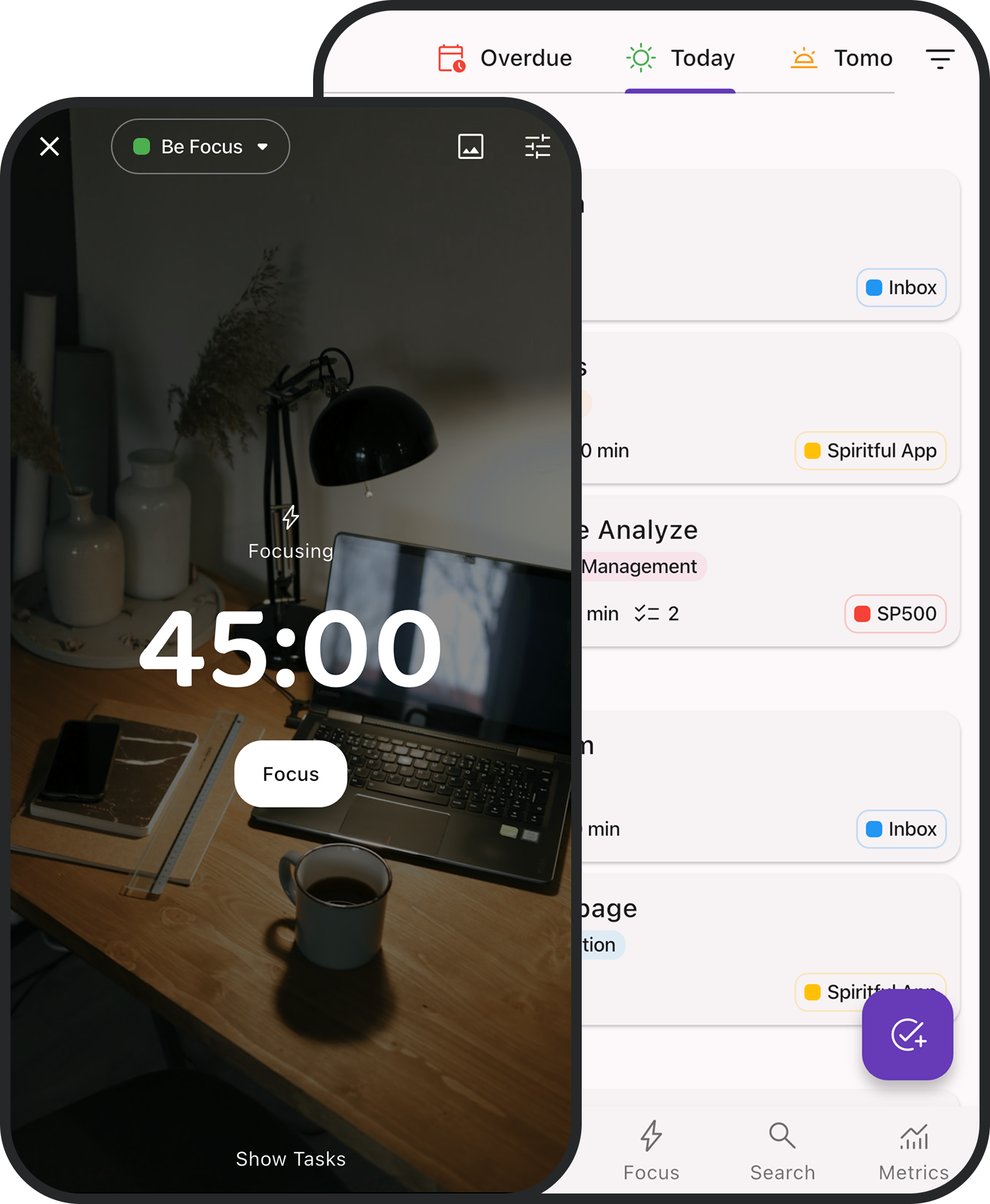 Spiritful App Interface